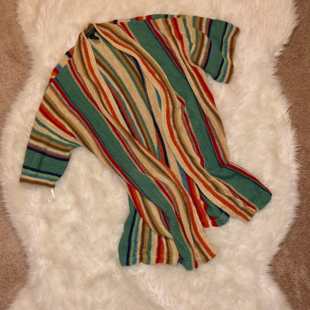 Ralph Lauren Short Sleeve Cardigan - Women M